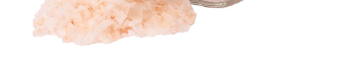 Pink Peach-Colored Crystal Salt Flakes