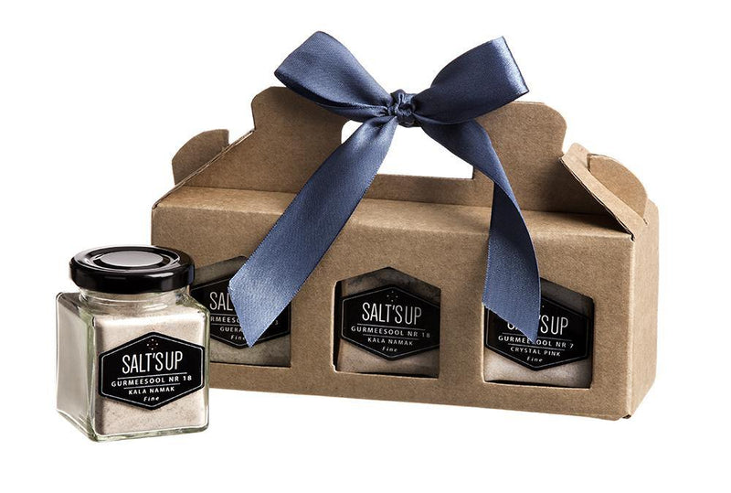 GIFT BOX OF 3 GOURMET SALT III - SaltsUp shop