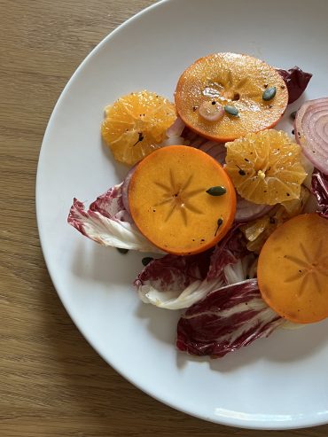 Persimmon, clementines and fennel