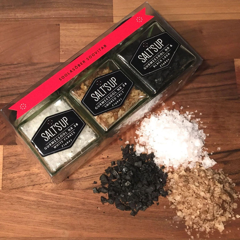 GIFT BOX OF 3 GOURMET "SALTFLAKES"