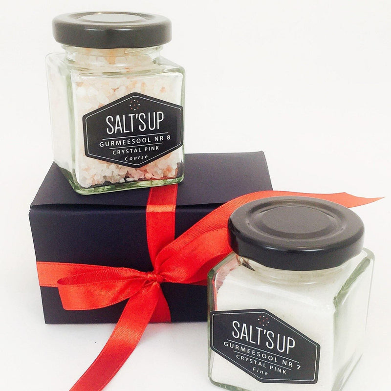 GIFT BOX OF 2 GOURMET SALT "PINK PANTHER"