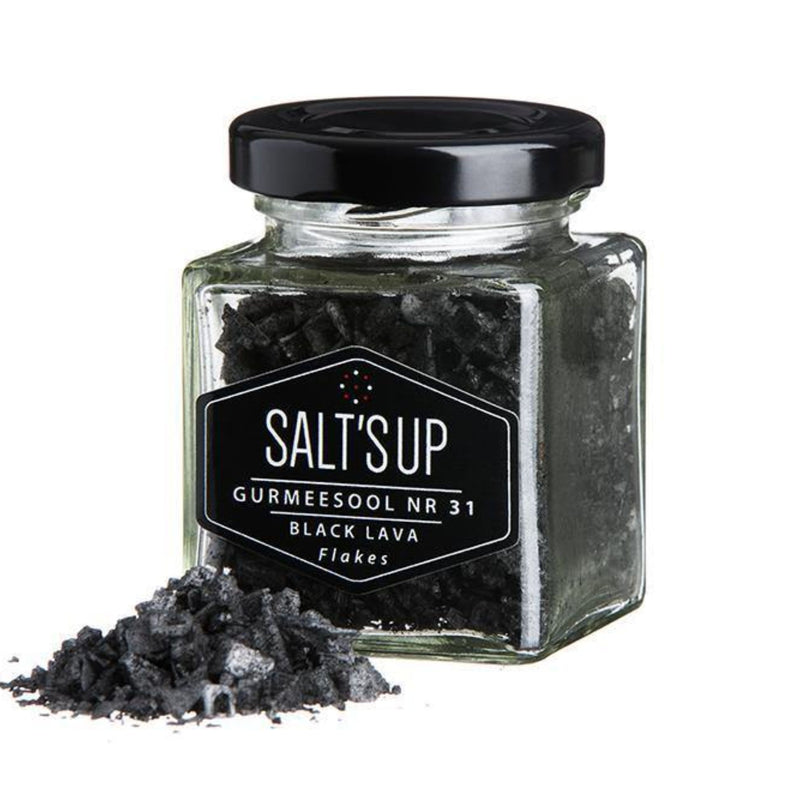 GIFT BOX OF 2 GOURMET SALT FLAKES "BLACK AND WHITE DOG"