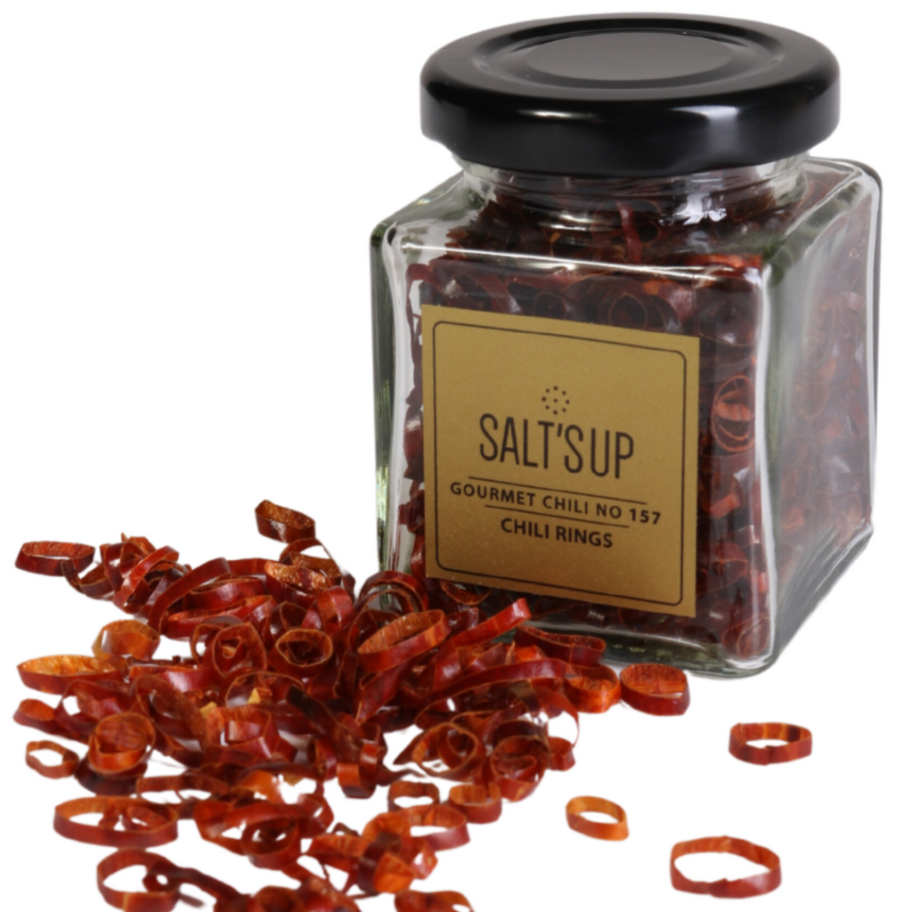 Red Chili Rings | Salt'sUp | Dried Chili Pepper Rings | Glass Jar | 15g ...